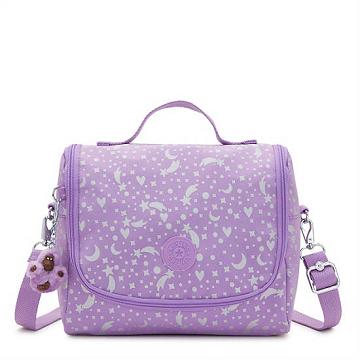 Kipling New Kichirou Printed Lunch Bags Galaxy Metallic | AU 1935DF